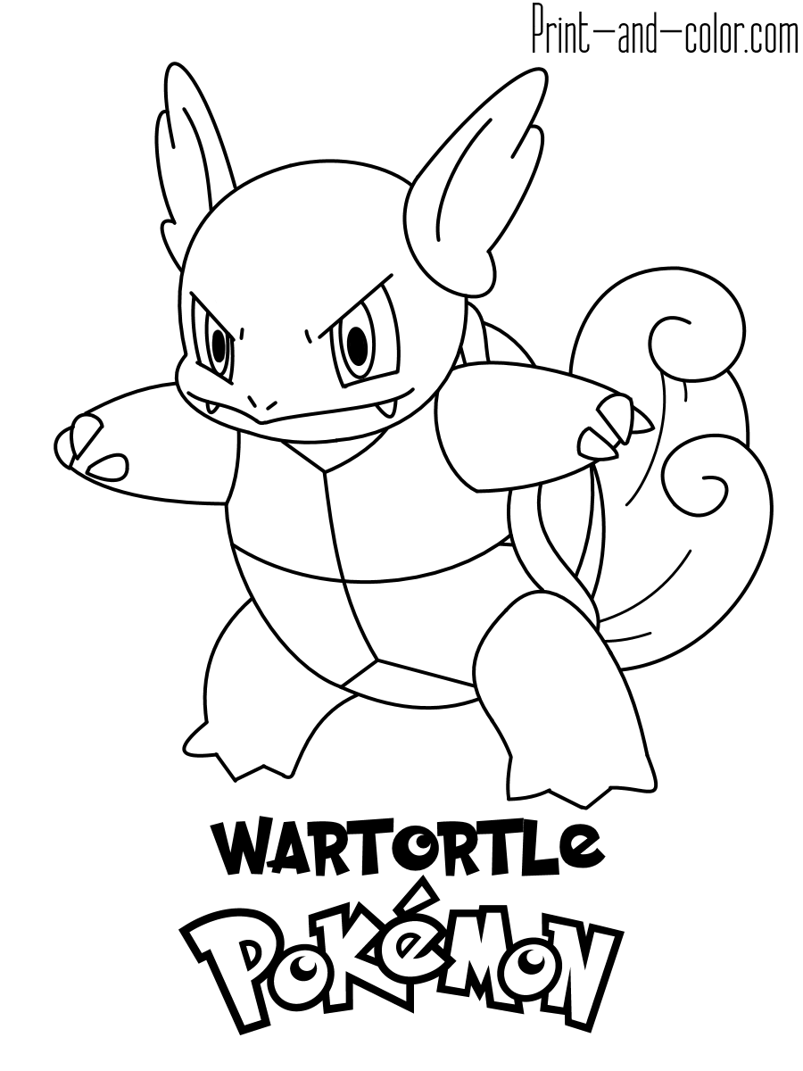 Printable Pokemon Coloring Sheets