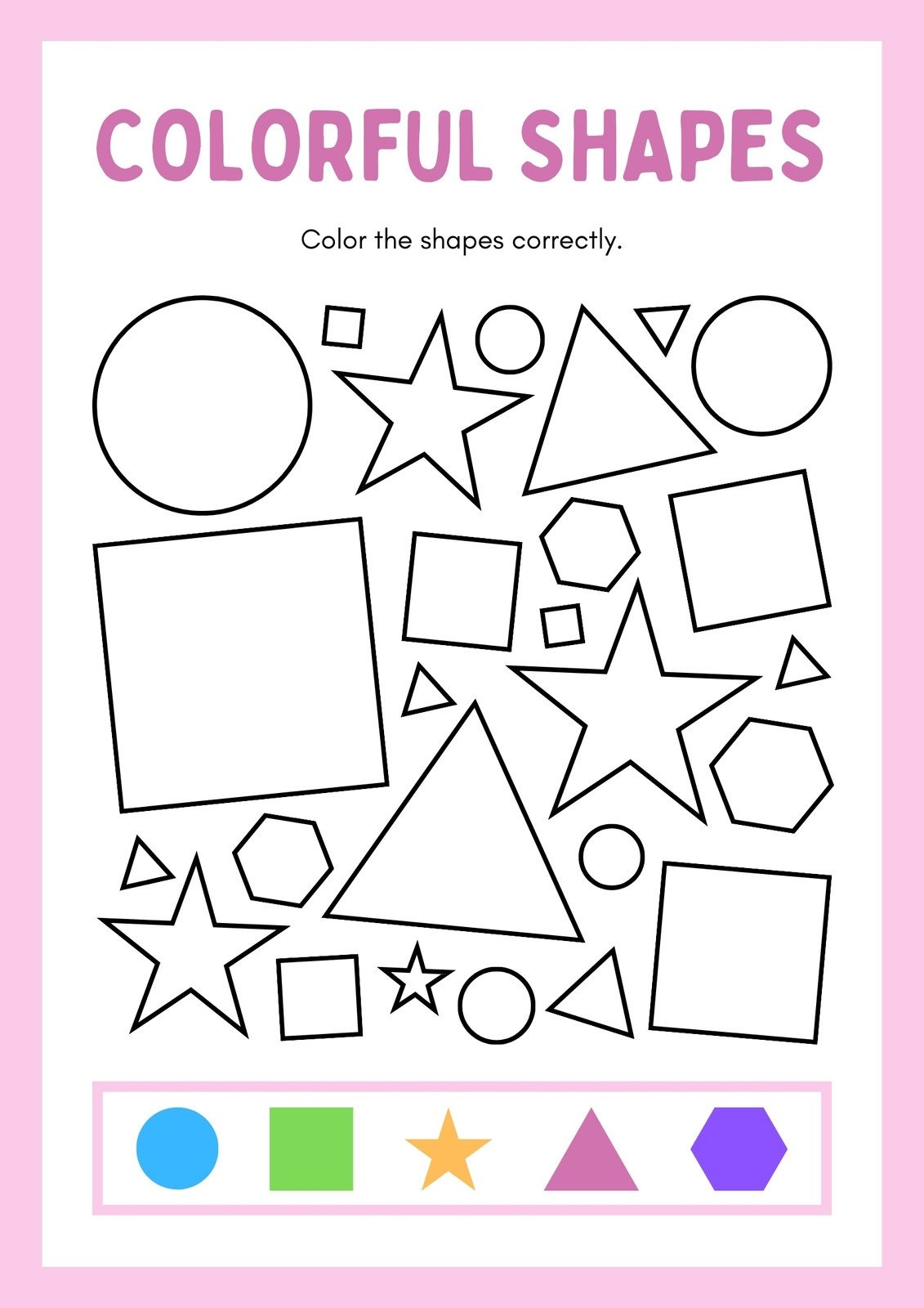 Printable Preschool Homework Sheets FREE Printables
