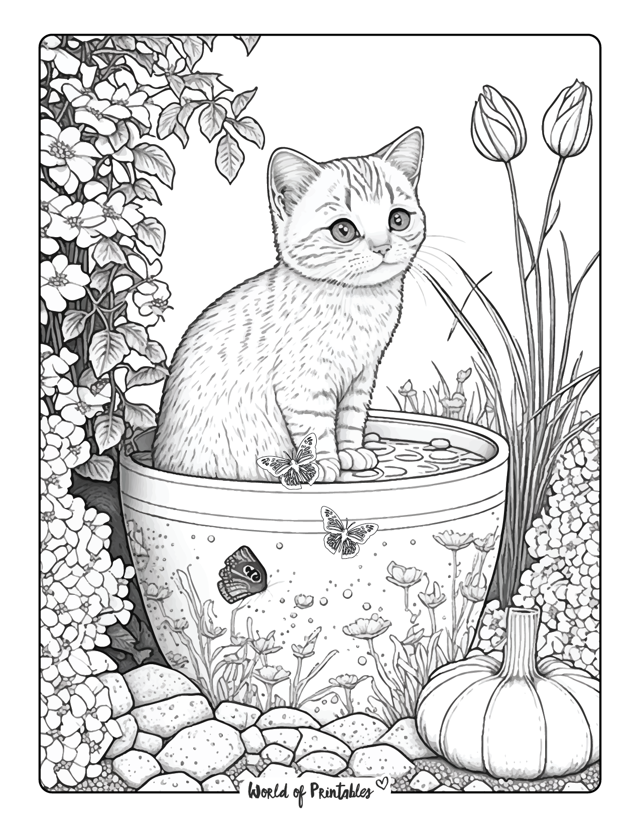 Printable Realistic Cat Coloring Pages Printable Word Searches Porn 