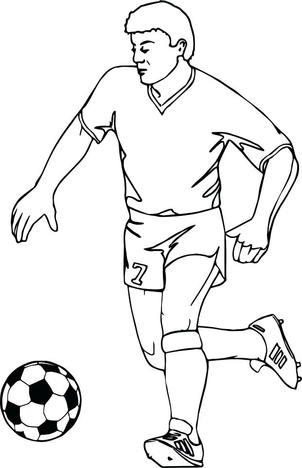 Printable Soccer Coloring Pages At GetDrawings Free Download