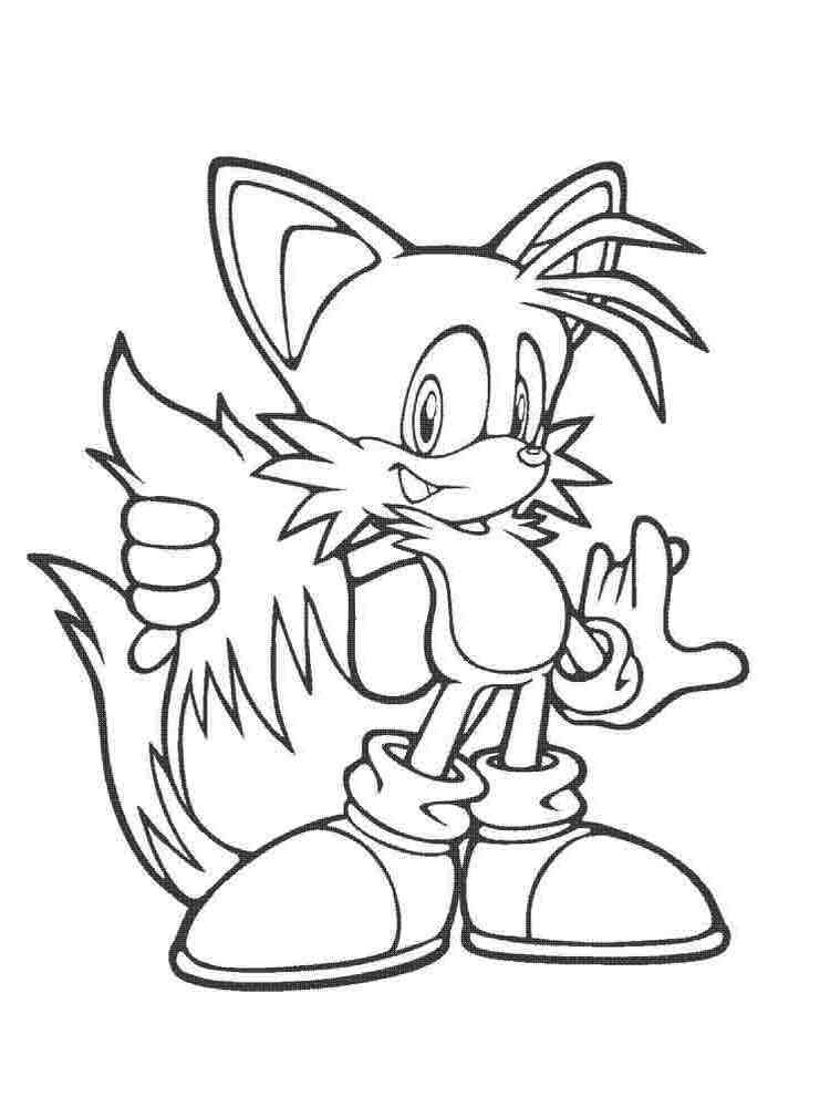 Printable Sonic Coloring Sheets