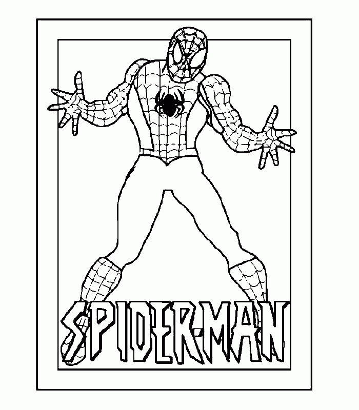 Printable Spiderman Coloring Pages Coloring Home