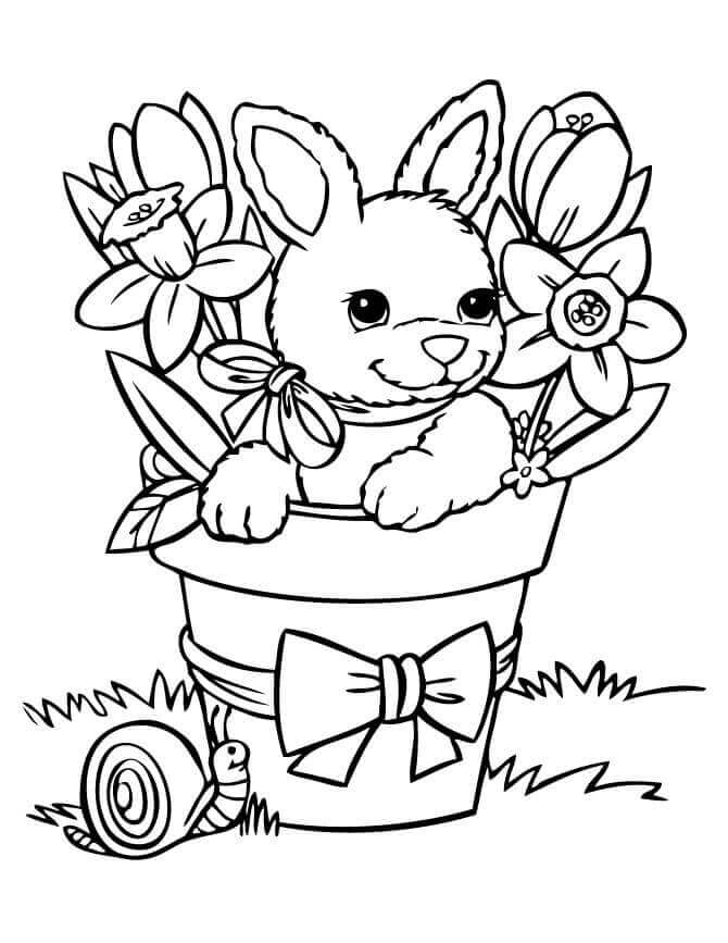 Printable Spring Coloring Sheets