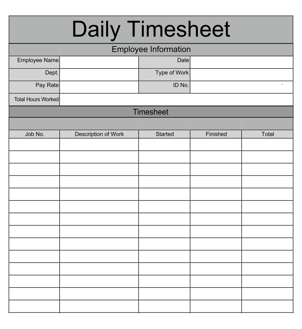 Printable Weekly Time Sheets Tangseshihtzuse 8 Best Images Of 
