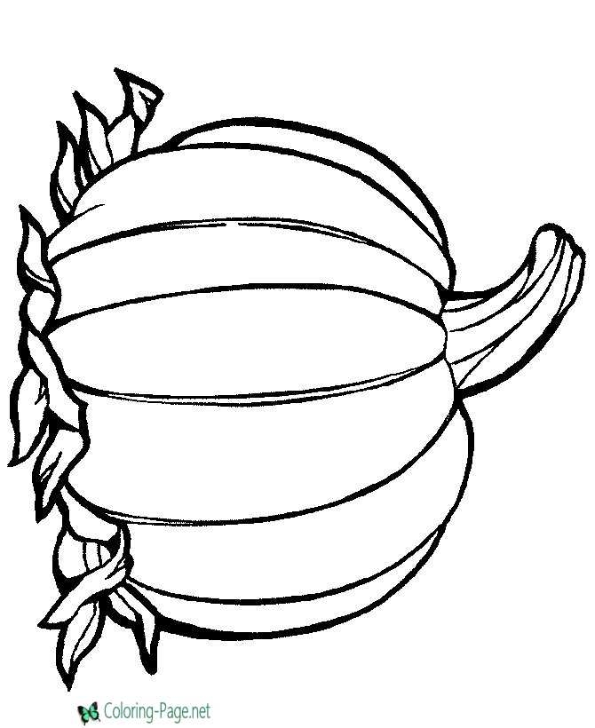 Pumpkin Coloring Pages