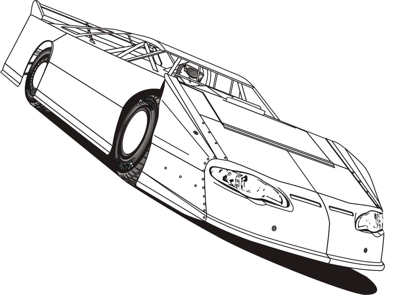 Race Car Coloring Pages Printable Coloring Pages FREE