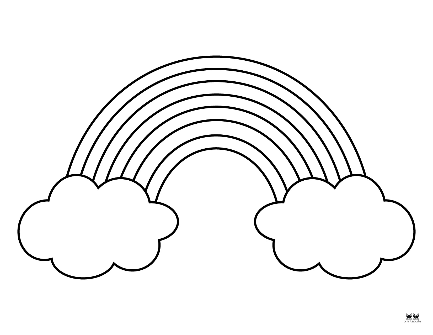 Rainbow Coloring Pages Printable