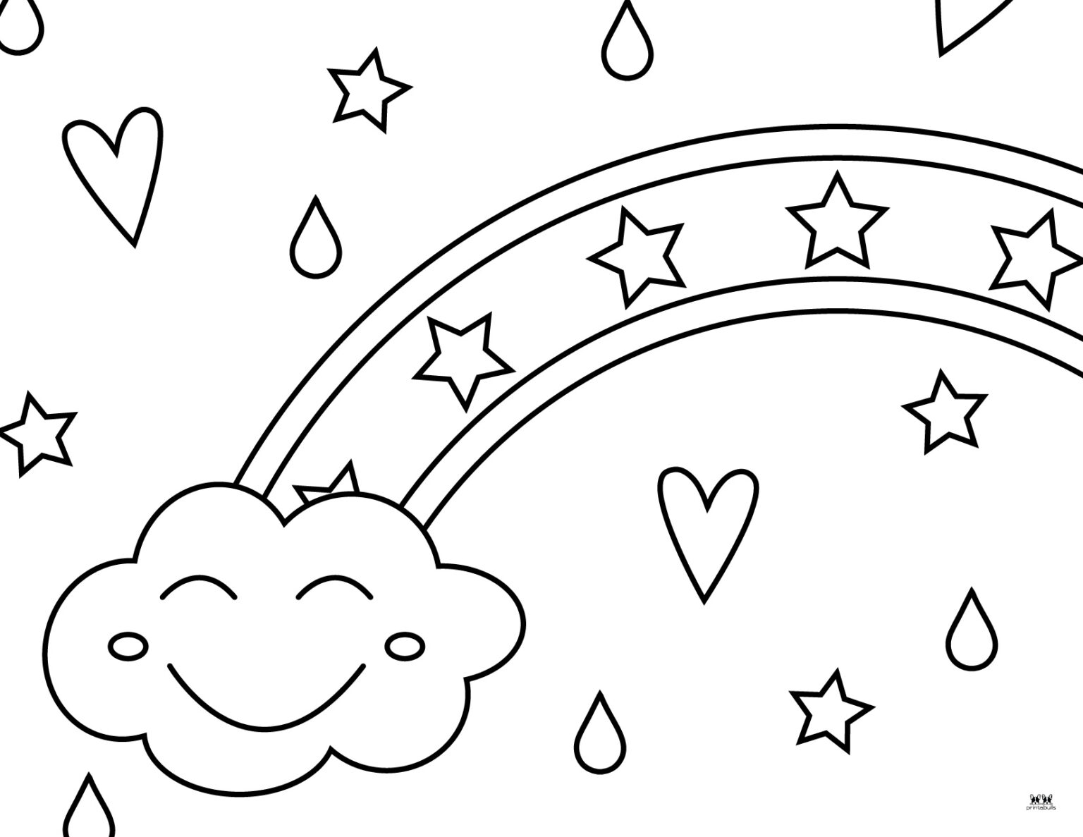 Rainbow Coloring Sheets Free Printable