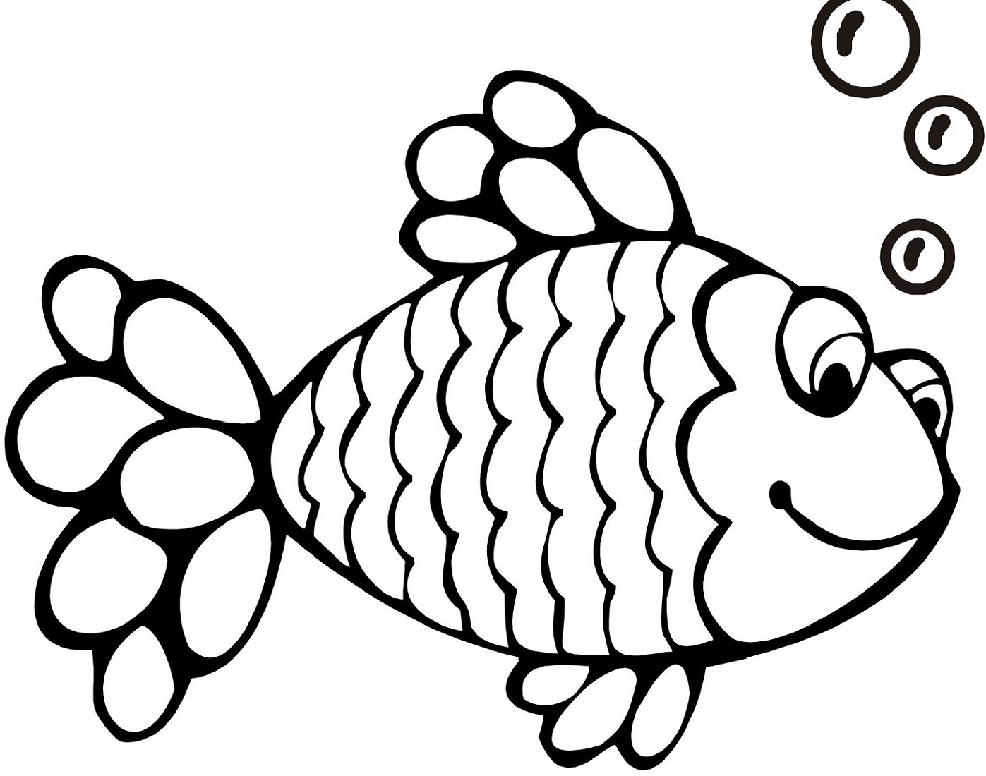 Rainbow Fish Coloring Printable Educative Printable