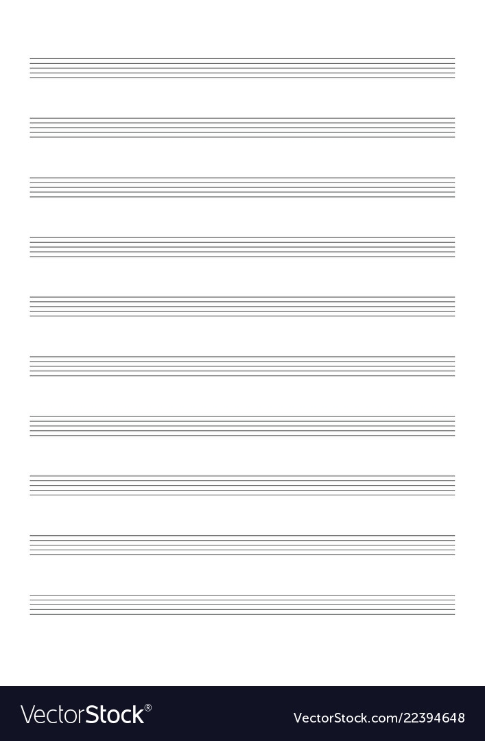 Sheet Music Blank Printable
