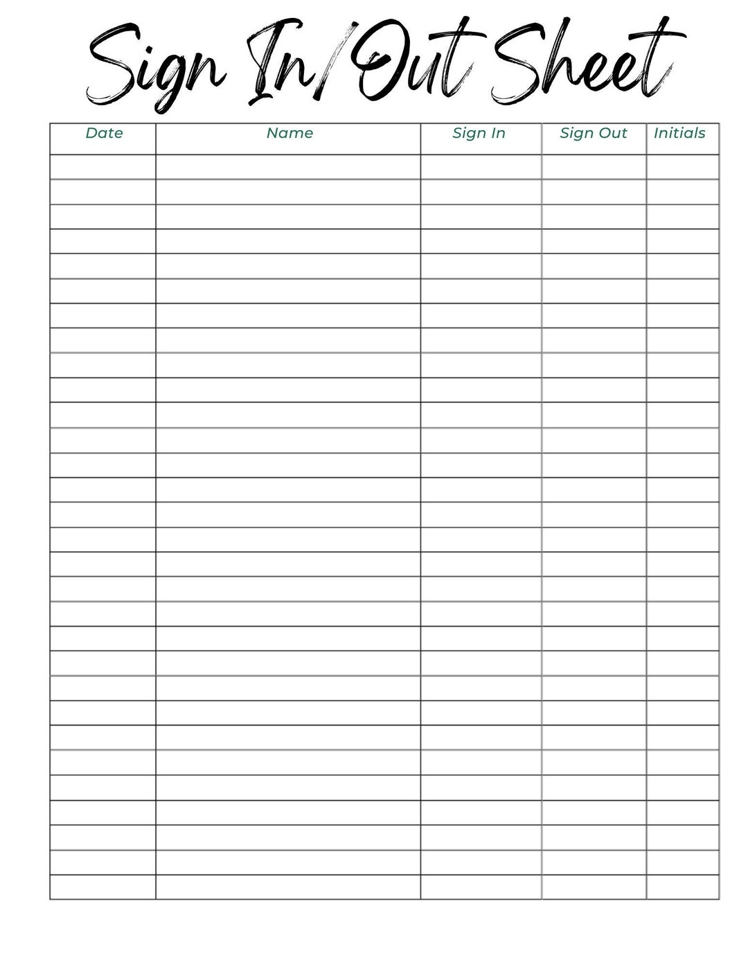 Sign Out Sheet Form Fill Out And Sign Printable Pdf T Vrogue co