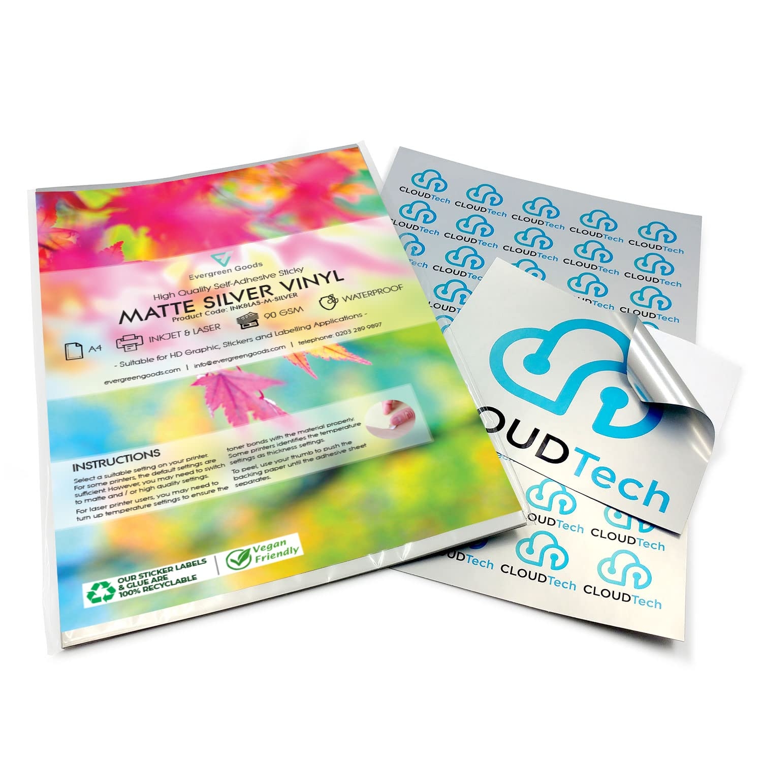 Silhouette 8 Pack Printable Vinyl Sheets Michaels Worksheets Library