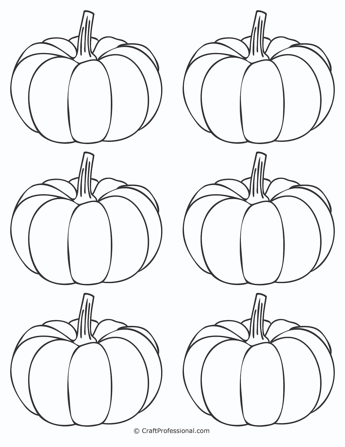 Small Pumpkin Printable