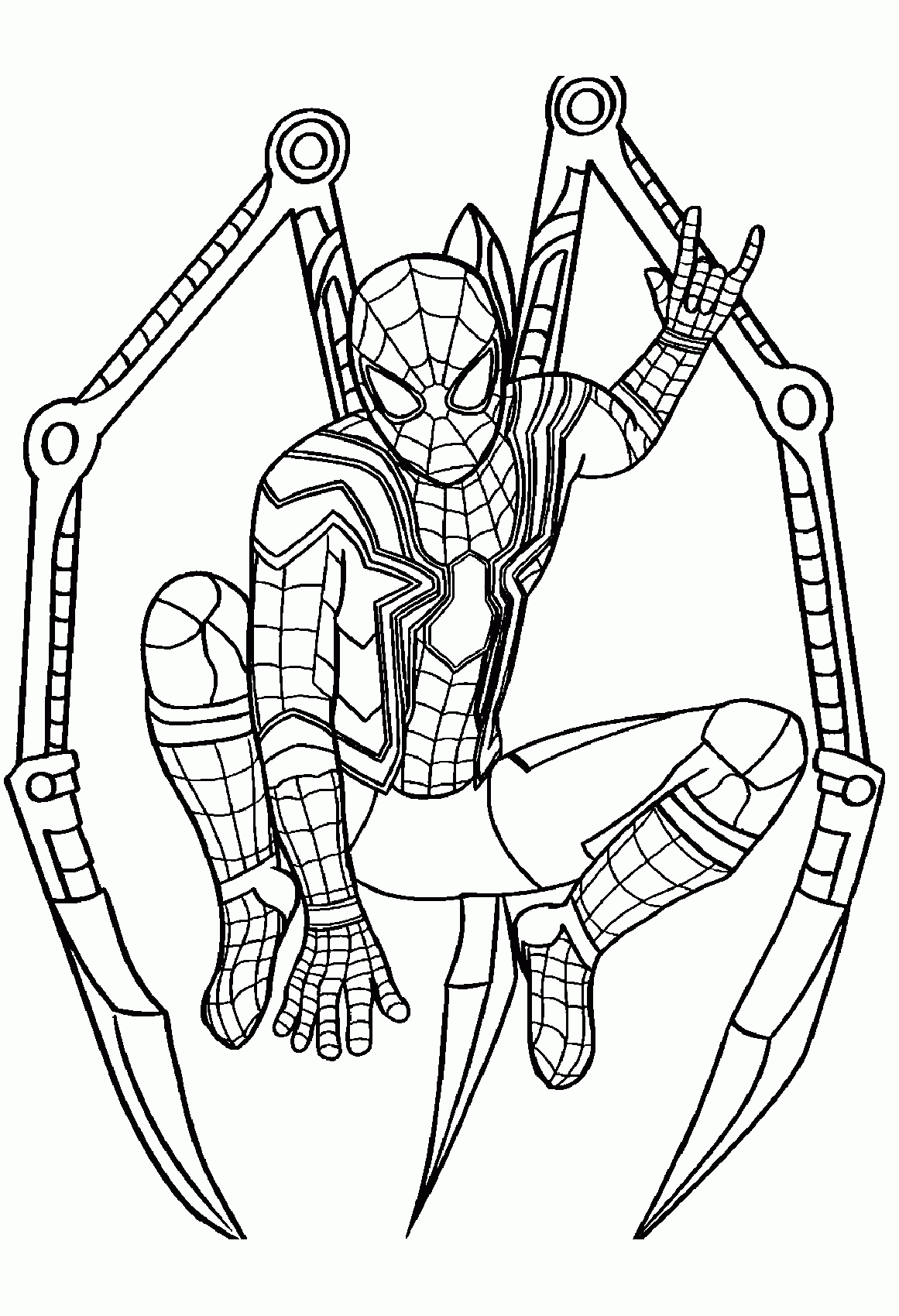 Spiderman Coloring Sheets Printable Pdf