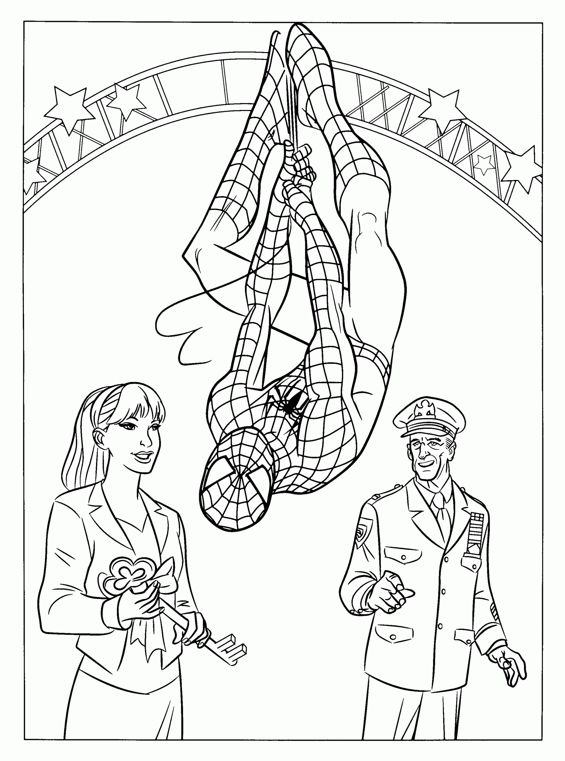 Spiderman Coloring Sheets Printable Warehouse Of Ideas