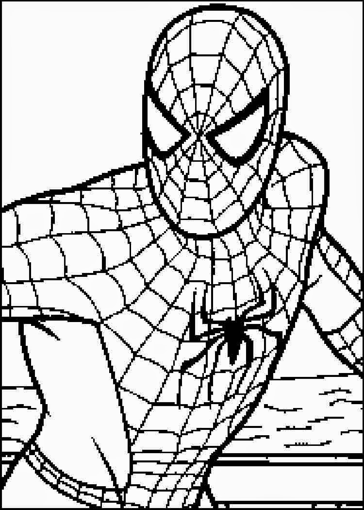 Spiderman Printable Coloring Sheets
