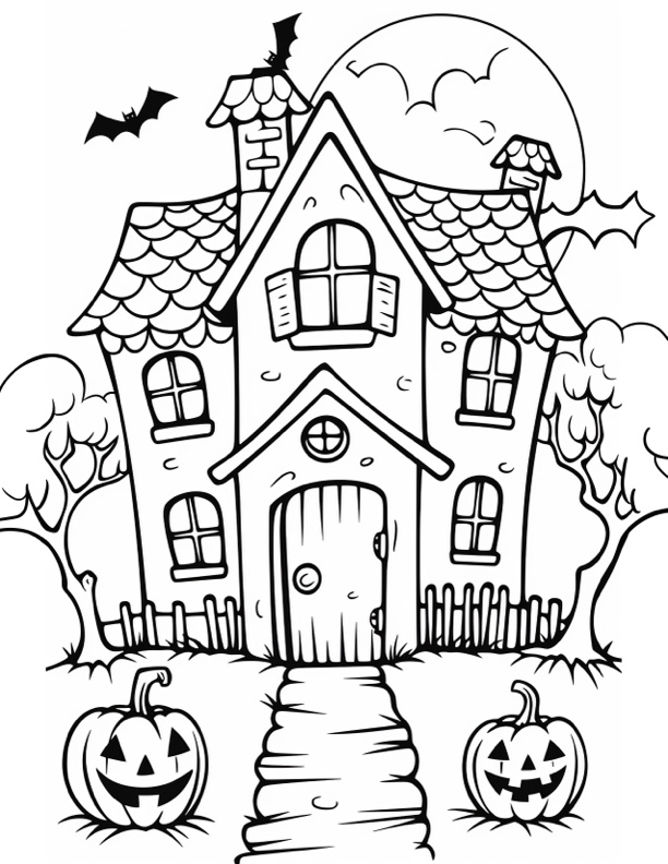 Spooky Fun For All Ages Free Printable Halloween Coloring Sheets