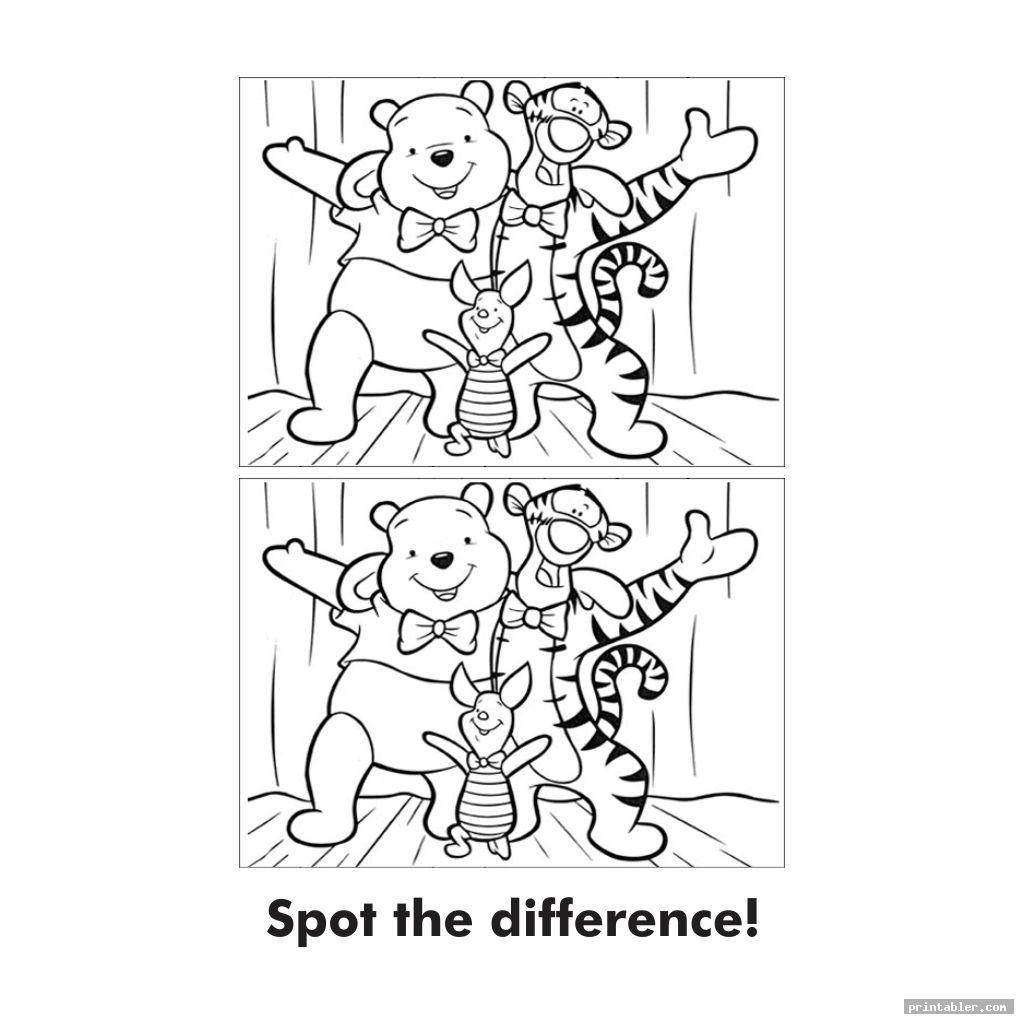 Spot The Difference Adults Printable Gridgit