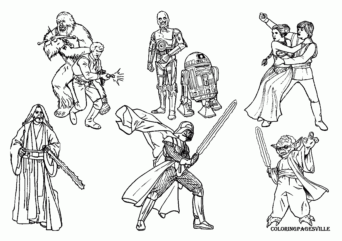 Star Wars Coloring Pages Anakin Skywalker Coloring Home