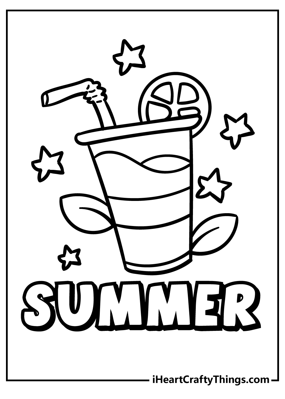 Summer Coloring Pages Free Printable Free Printable Summertime Coloring 