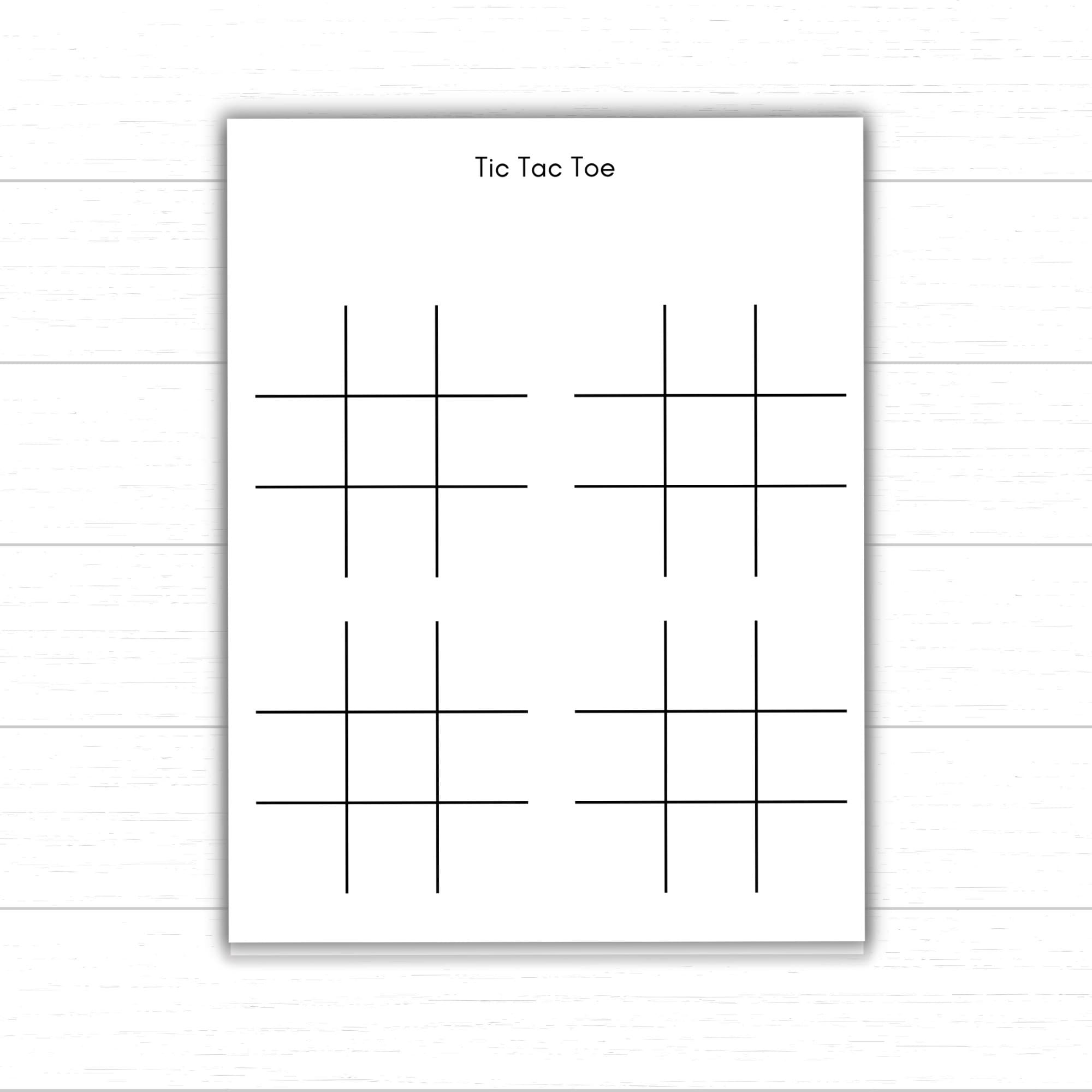 Tic Tac Toe Game Printable Tic Tac Toe Tic Tac Toe Cards X 39 s And O 39 s 
