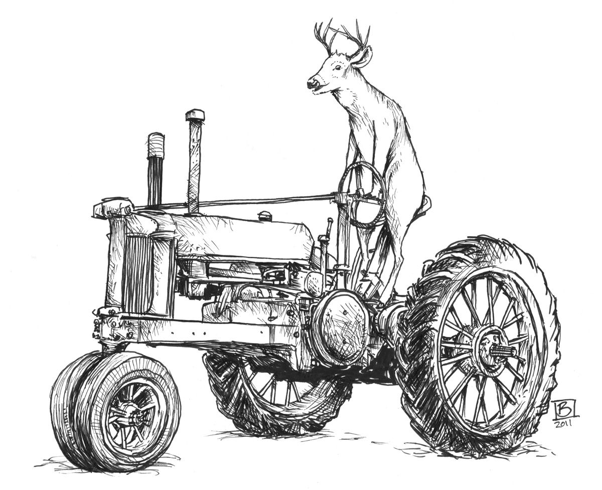 Tractor Coloring Pages John Deere Coloring Home