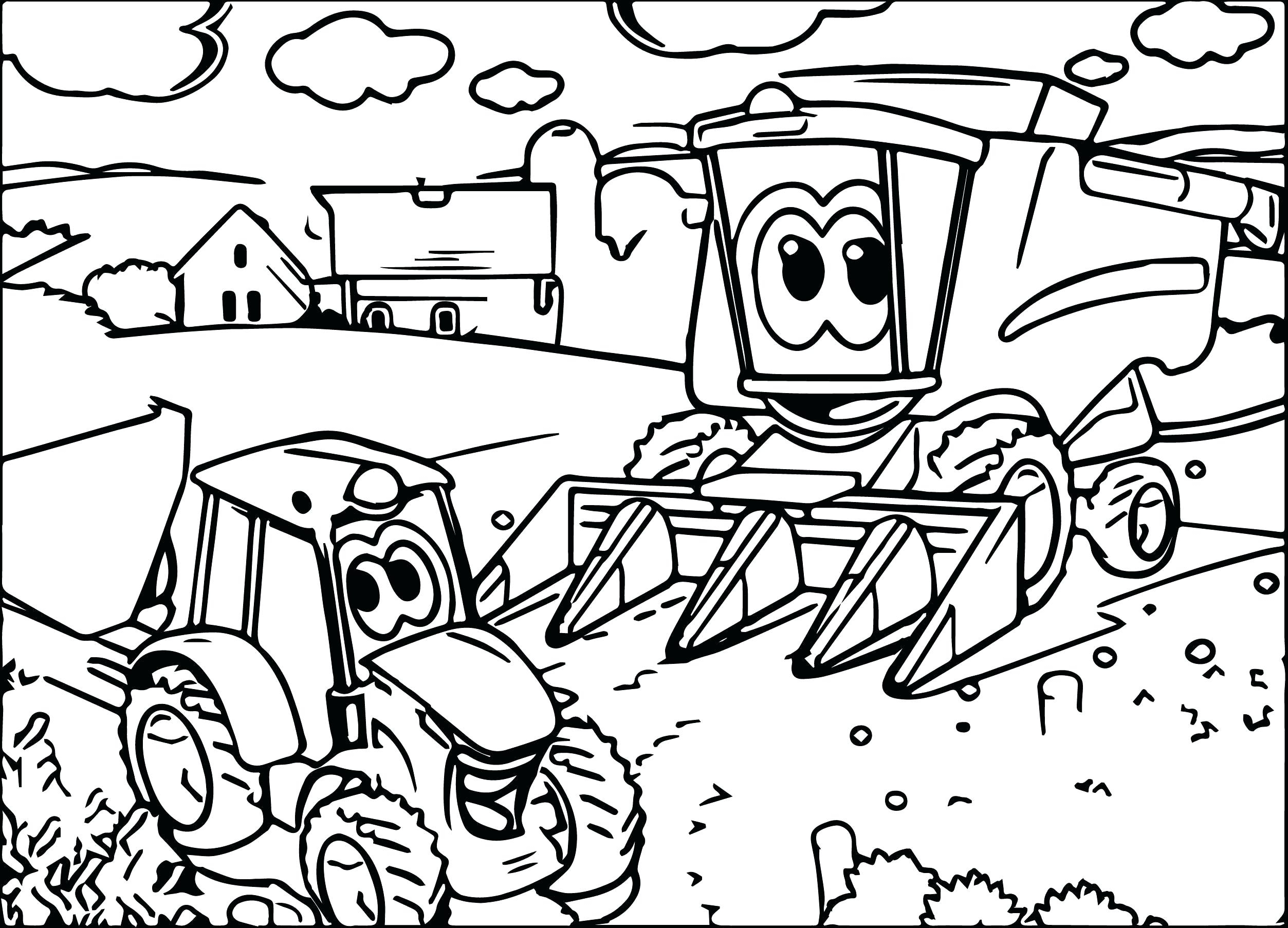 Tractor Coloring Sheet Printable Free Printable Templates