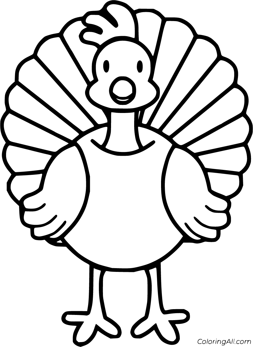 Turkey Coloring Pages Free Printable Printable Sight Words List