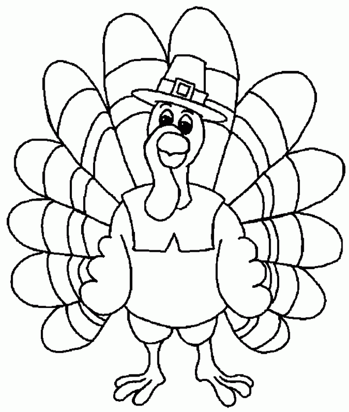 Turkey Coloring Sheets Printable