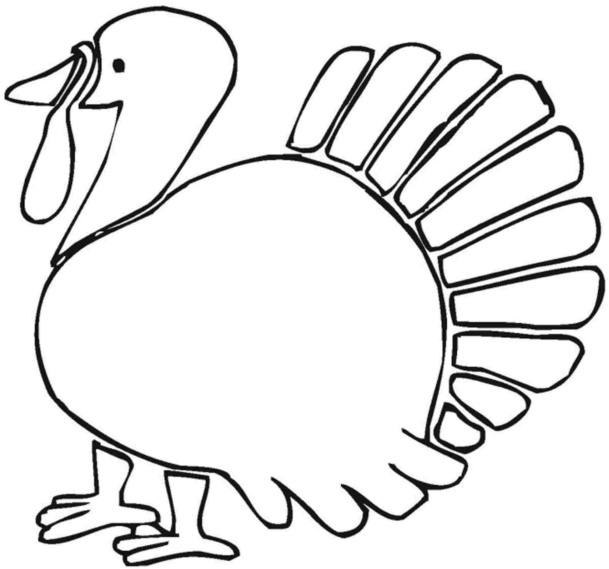 Turkey Coloring Sheets Printable