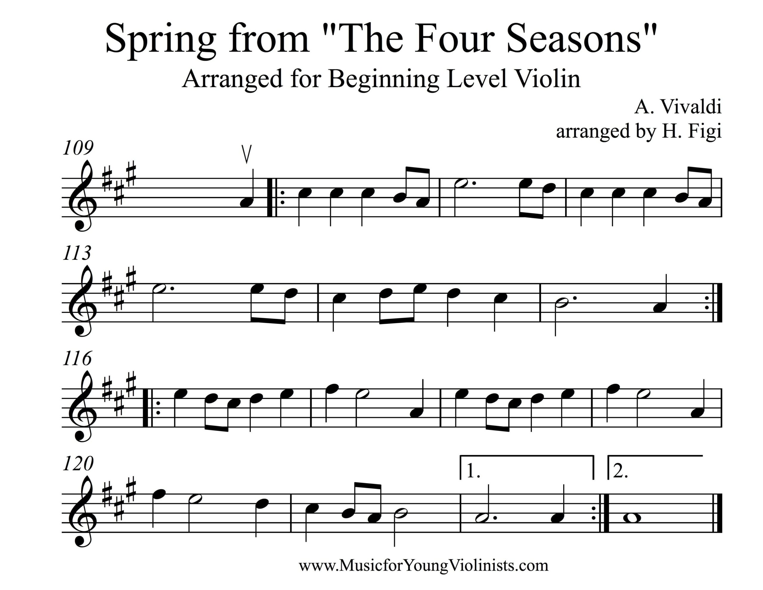 Violin Printable Music Sheets