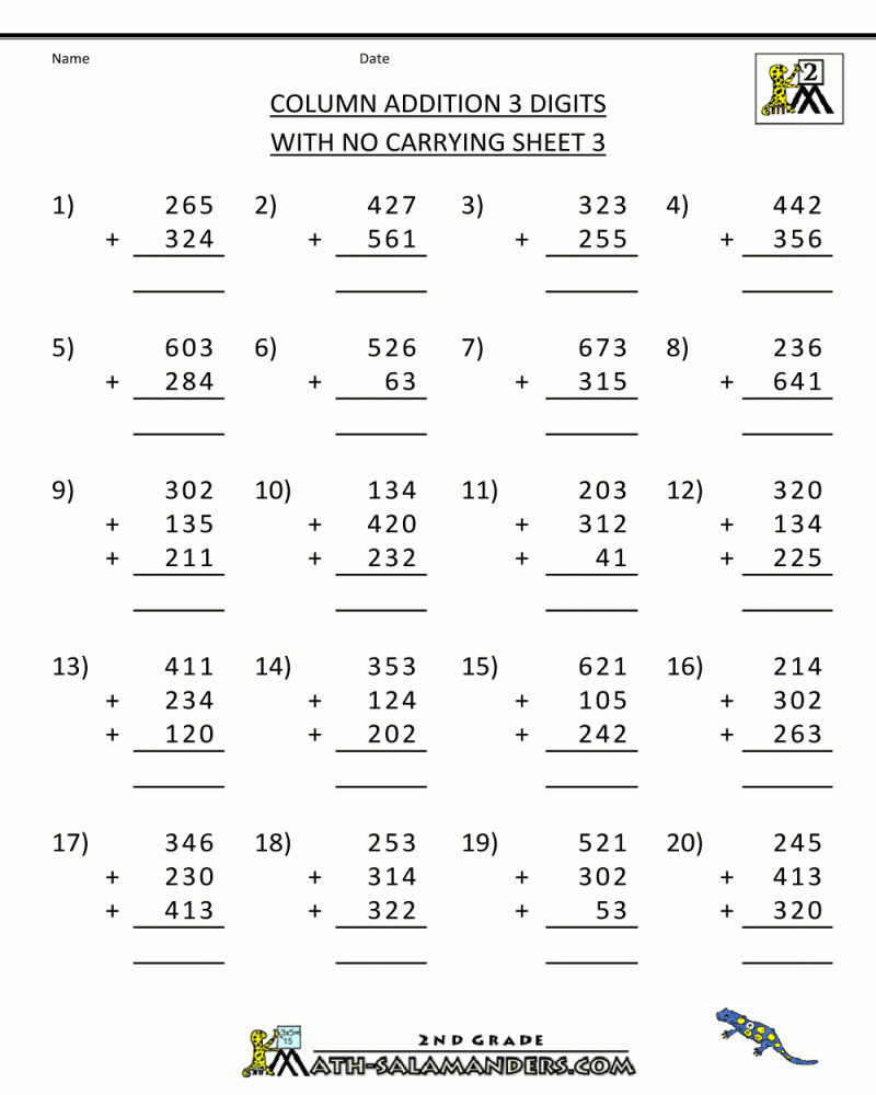 Year 3 Addition Worksheets Math Worksheets Printable Year 3 Addition Worksheets Math Worksheets Printable